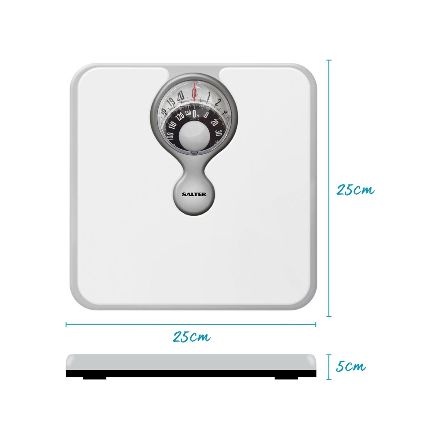 Salter 484 WFEU12 Magnifying Lens Bathroom Compact Mechanical  Scale