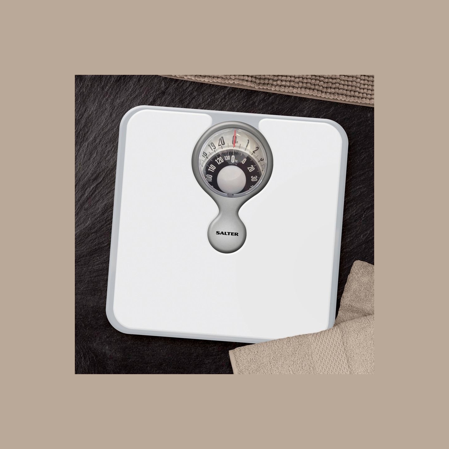 Salter 484 WFEU12 Magnifying Lens Bathroom Compact Mechanical  Scale