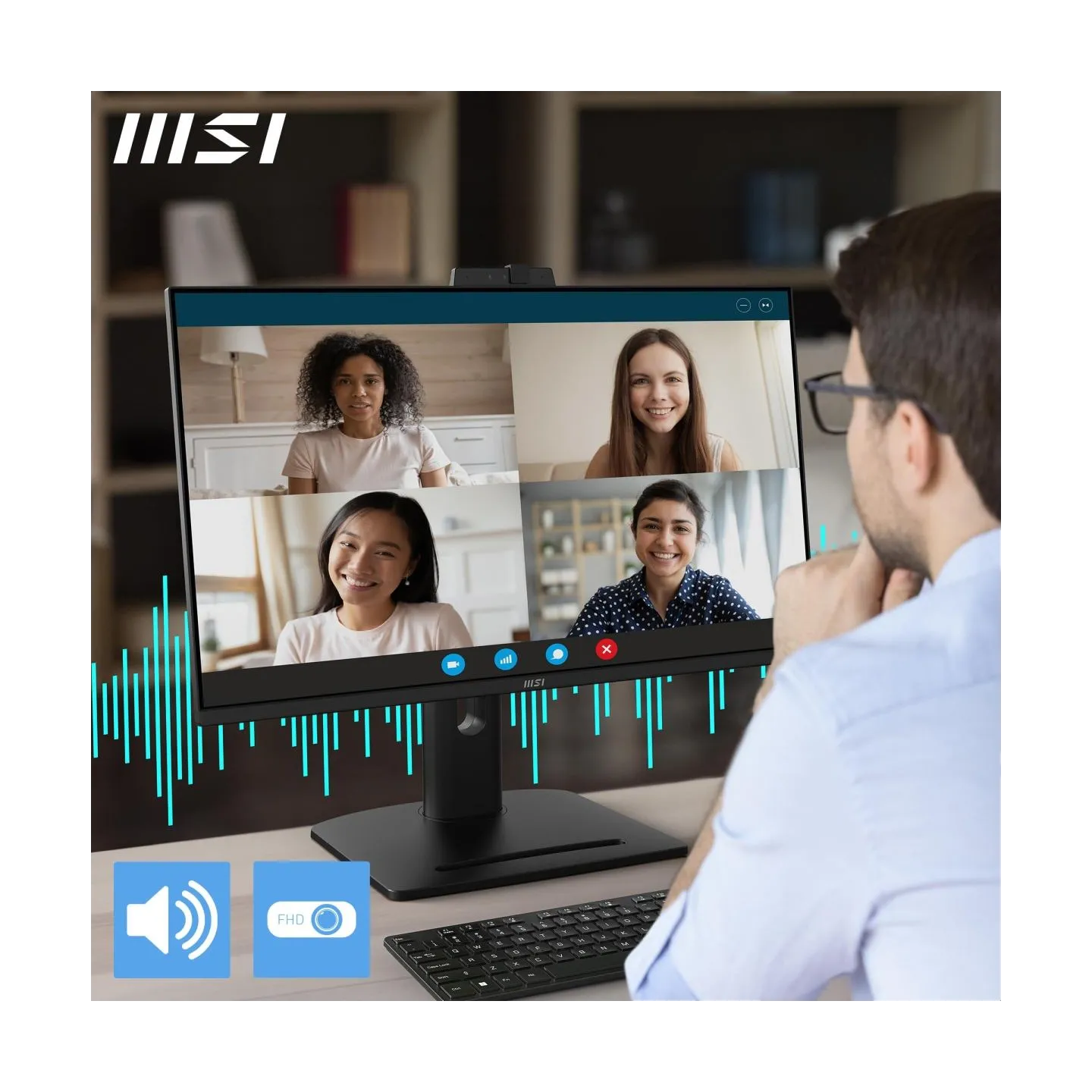 MSI LCD Monitor|MSI|PRO MP275QPDG|27"|Business|Swivel|Pivot|Height adjustable|Tilt|Matte|Panel IPS|2560x1440|16:9|100Hz|5 ms|Spe