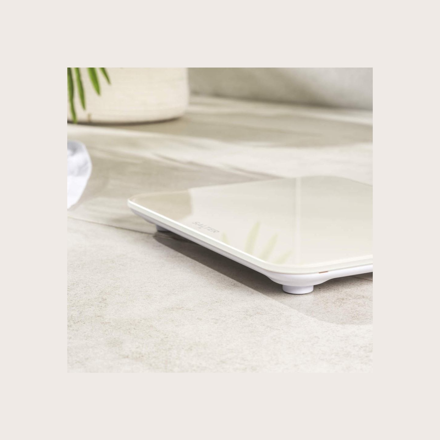 Salter 9204 CFEU12 Halo Electronic Scale, Cream
