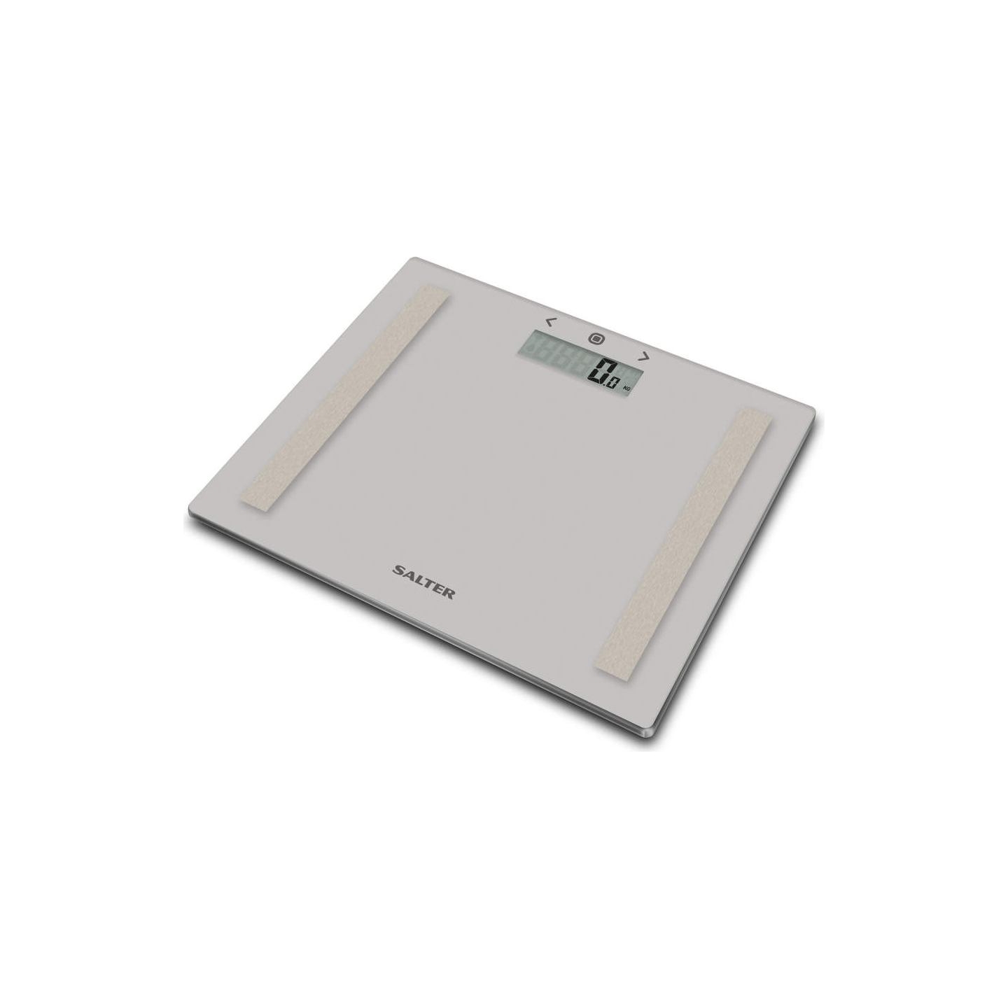 Salter 9113 GFEU12  Compact Glass Analyser Bathroom Scales, Grey