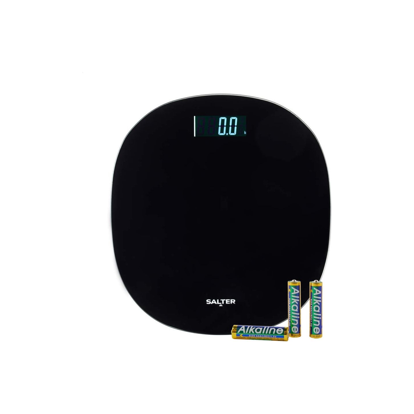 Salter SA00709BFEU12 Round Electronic Scale, Black