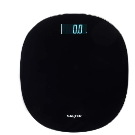 Salter SA00709BFEU12 Round Electronic Scale, Black