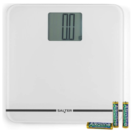 Salter 9075 WFEU12 Max Electronic Bathroom Scale, White