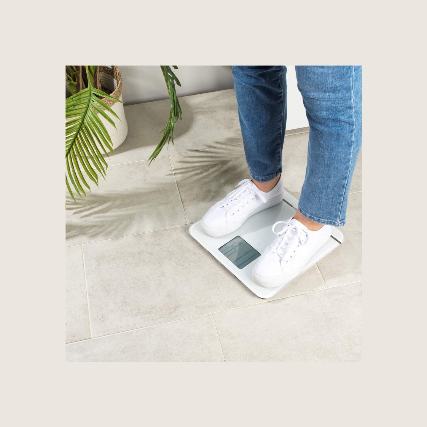 Salter 9075 WFEU12 Max Electronic Bathroom Scale, White