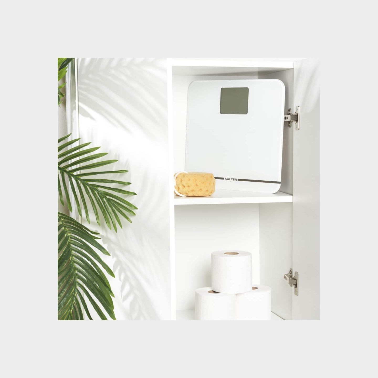 Salter 9075 WFEU12 Max Electronic Bathroom Scale, White