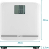 Salter 9075 WFEU12 Max Electronic Bathroom Scale, White