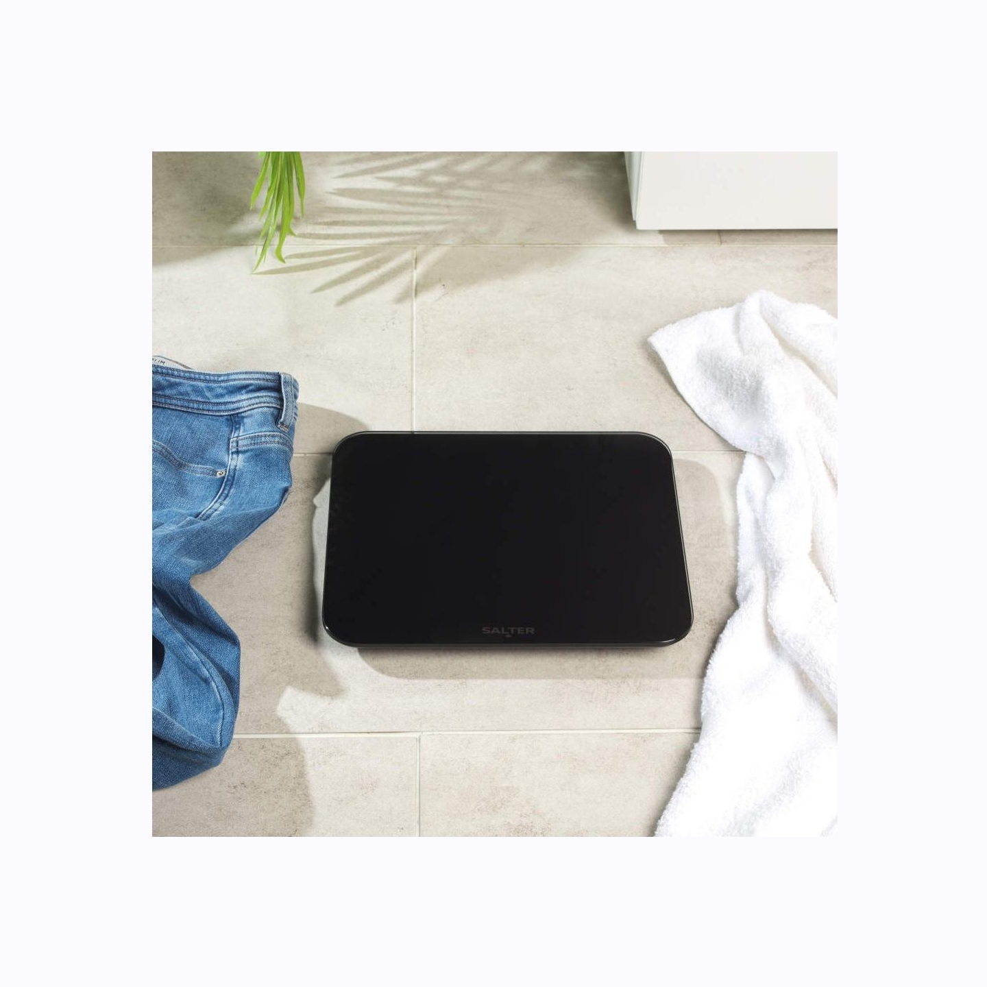 Salter 9204 BFEU12 Phantom Electronic Scale, Black
