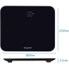Salter 9204 BFEU12 Phantom Electronic Scale, Black
