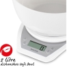 Salter 1024 WHDR14EU16 Digital Kitchen Scale & Dual Pour Bowl - White