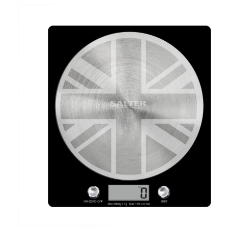 Salter 1036 UJBKDR Great British Disc Digital Kitchen Scale