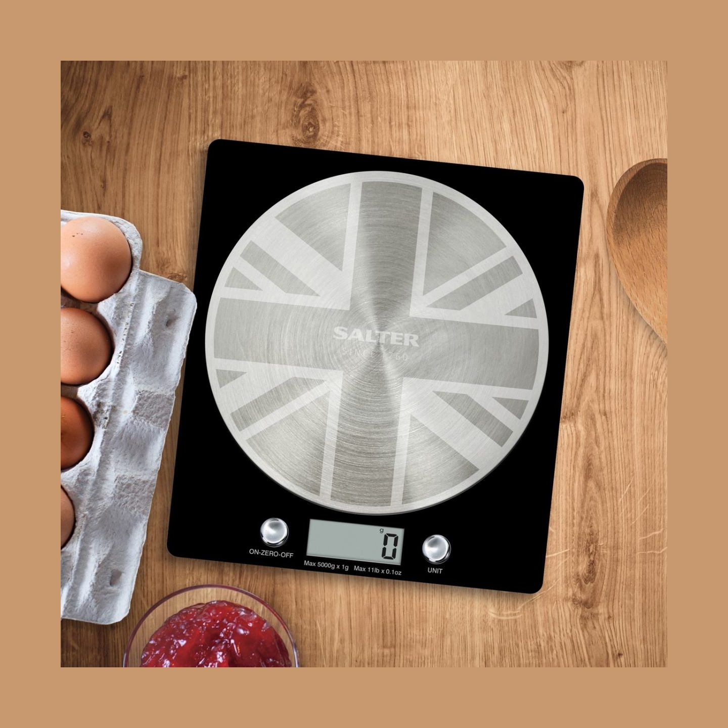 Salter 1036 UJBKDR Great British Disc Digital Kitchen Scale