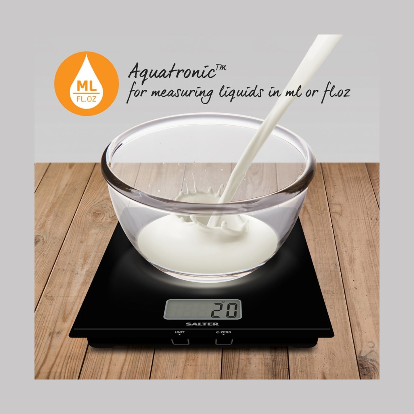 Salter 1172 BKDRCEU16 Large Platform Digital Kitchen Scale