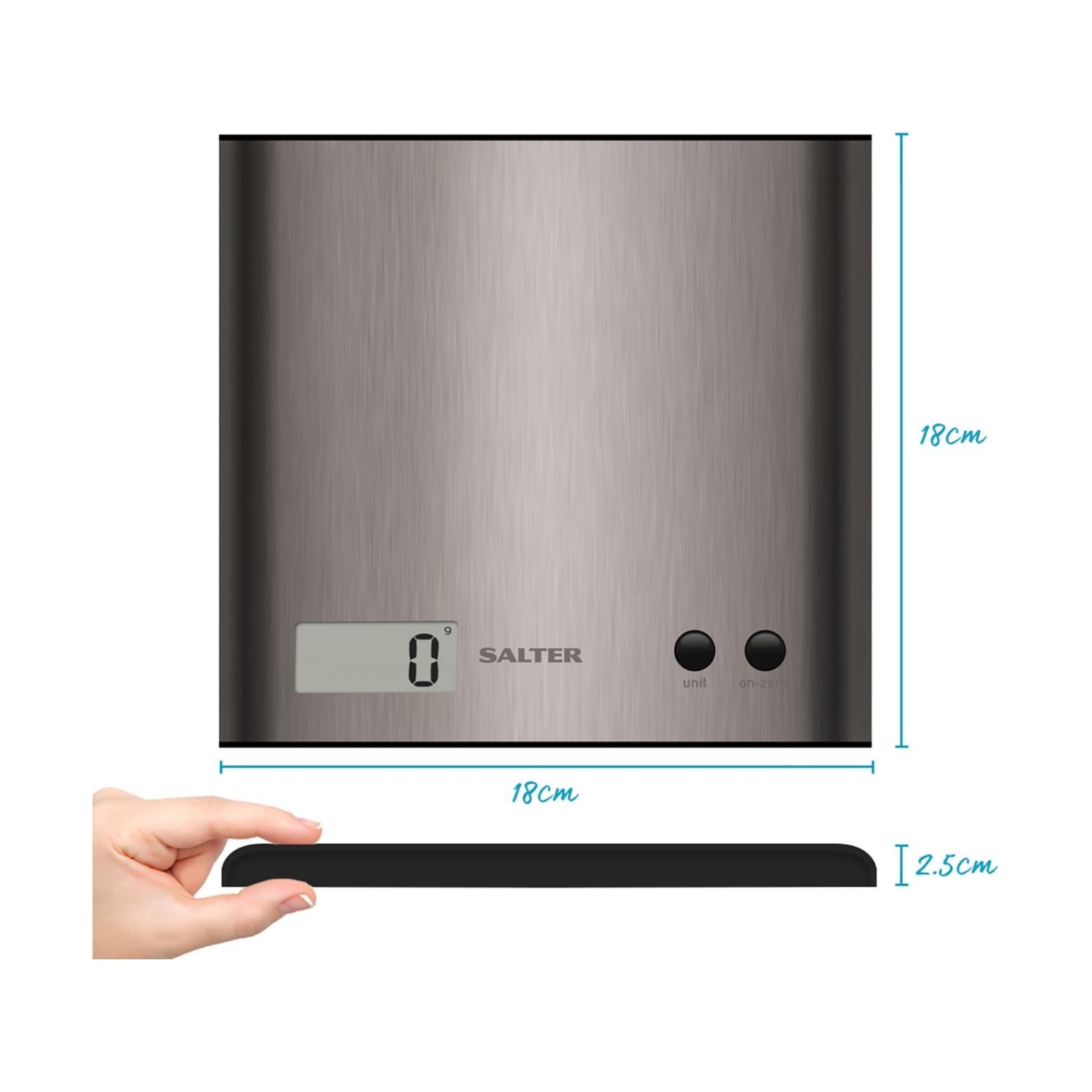 Salter 1087 SSDRCEU16 Pro Silver