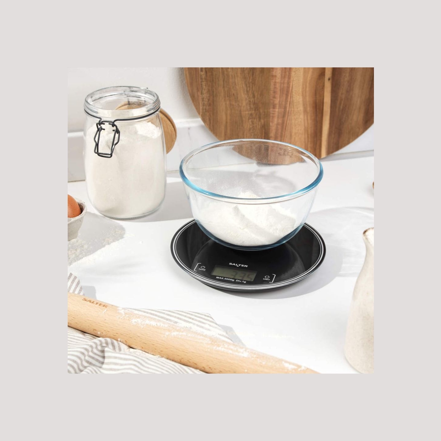 Salter SA00595BCFEU12 Round Kitchen Scale