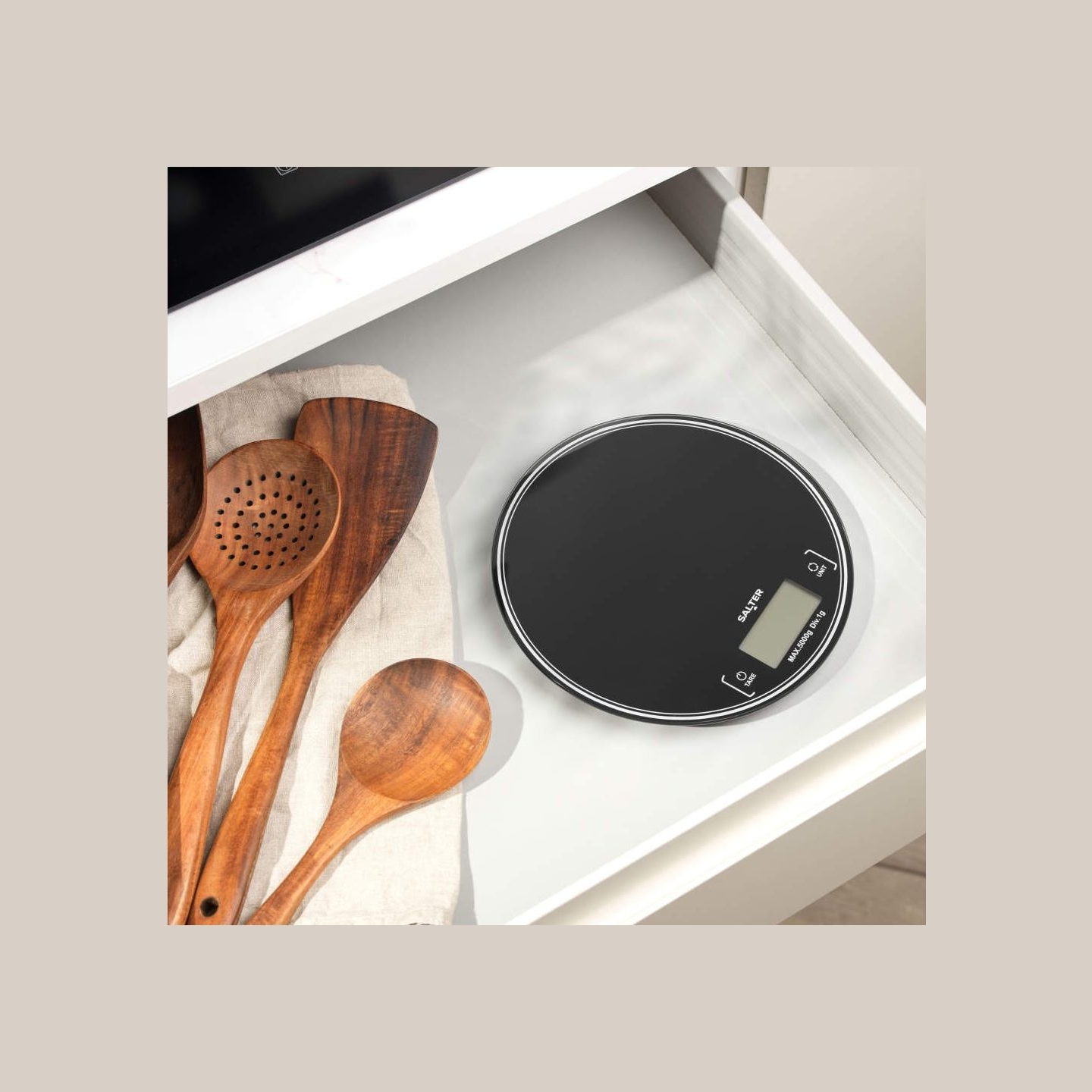 Salter SA00595BCFEU12 Round Kitchen Scale