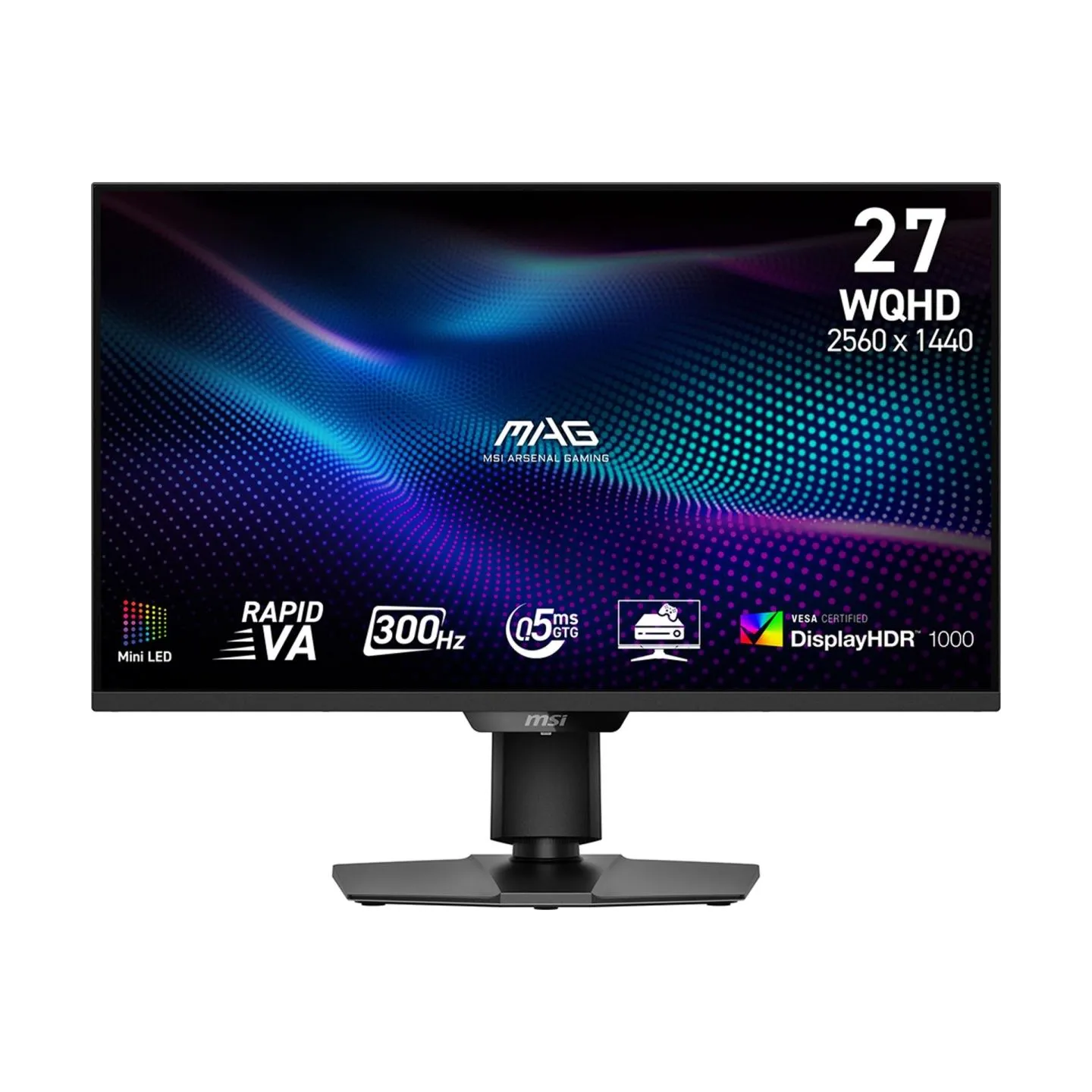 MSI LCD Monitor|MSI|MAG 274QPF X30MV|27"|Gaming/Frameless|Matte|Panel VA|2560x1440|16:9|300Hz|0.5 ms|Colour Black|MAG274QPFX30MV