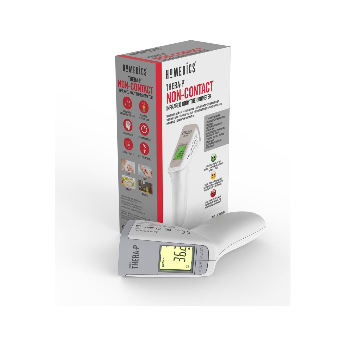 Homedics TE-450-EU Thera-P No-Touch Thermometer