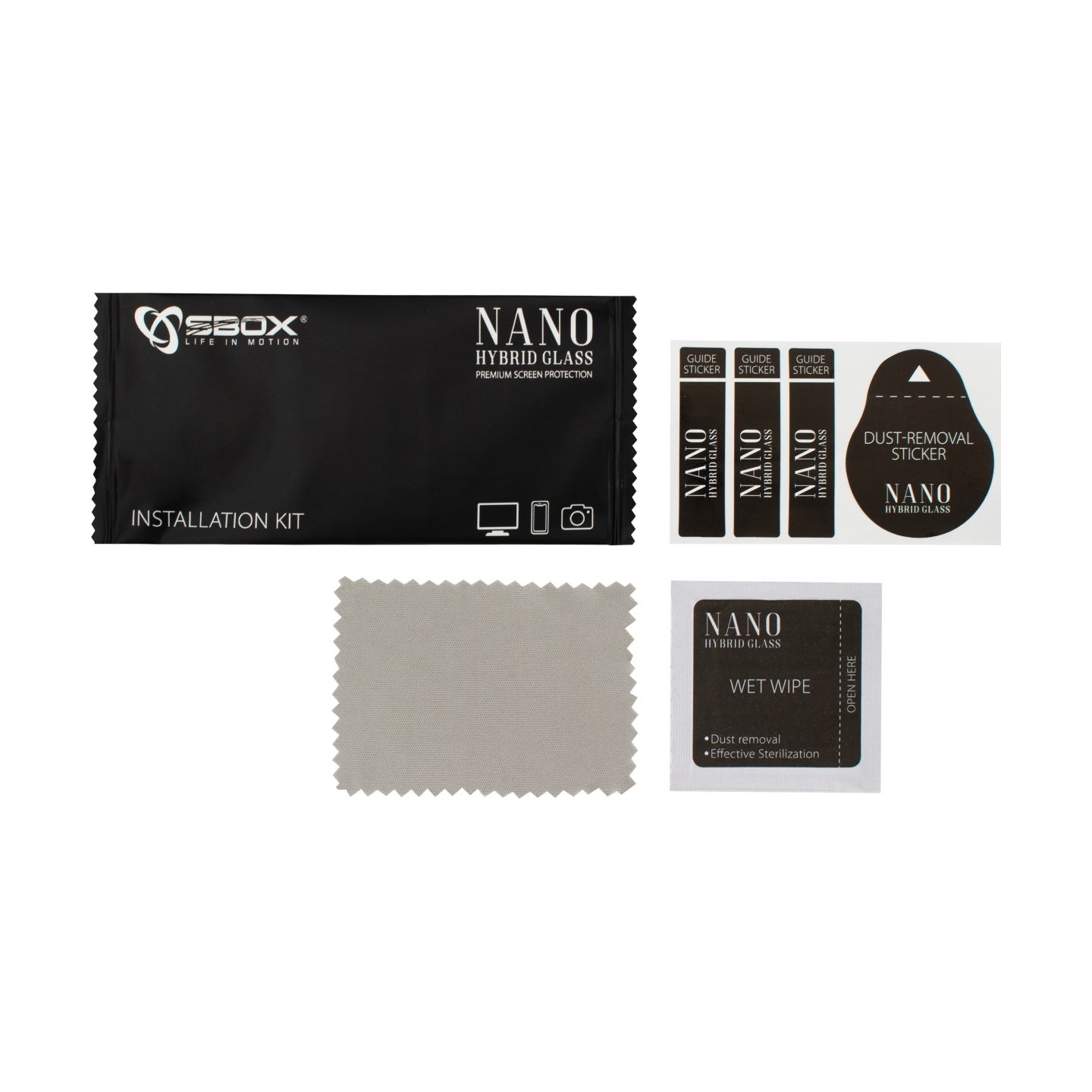 Sbox Nano Hybrid Glass 9H / Apple iPhone 12 Pro Max