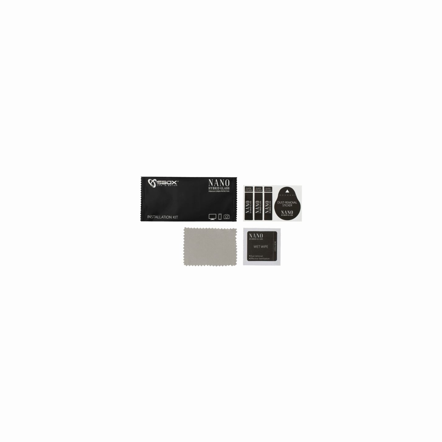 Sbox NANO HYBRID GLASS 9H / HUAWEI P-SMART/2021