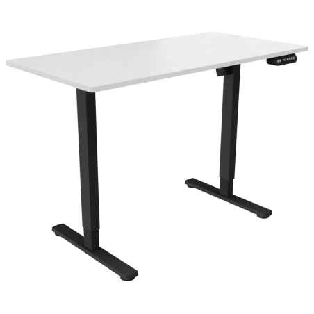 White Shark Gaming Desk Axiom-W Set of 2 pcs.(1/2 + 2/2) White-1 Motor