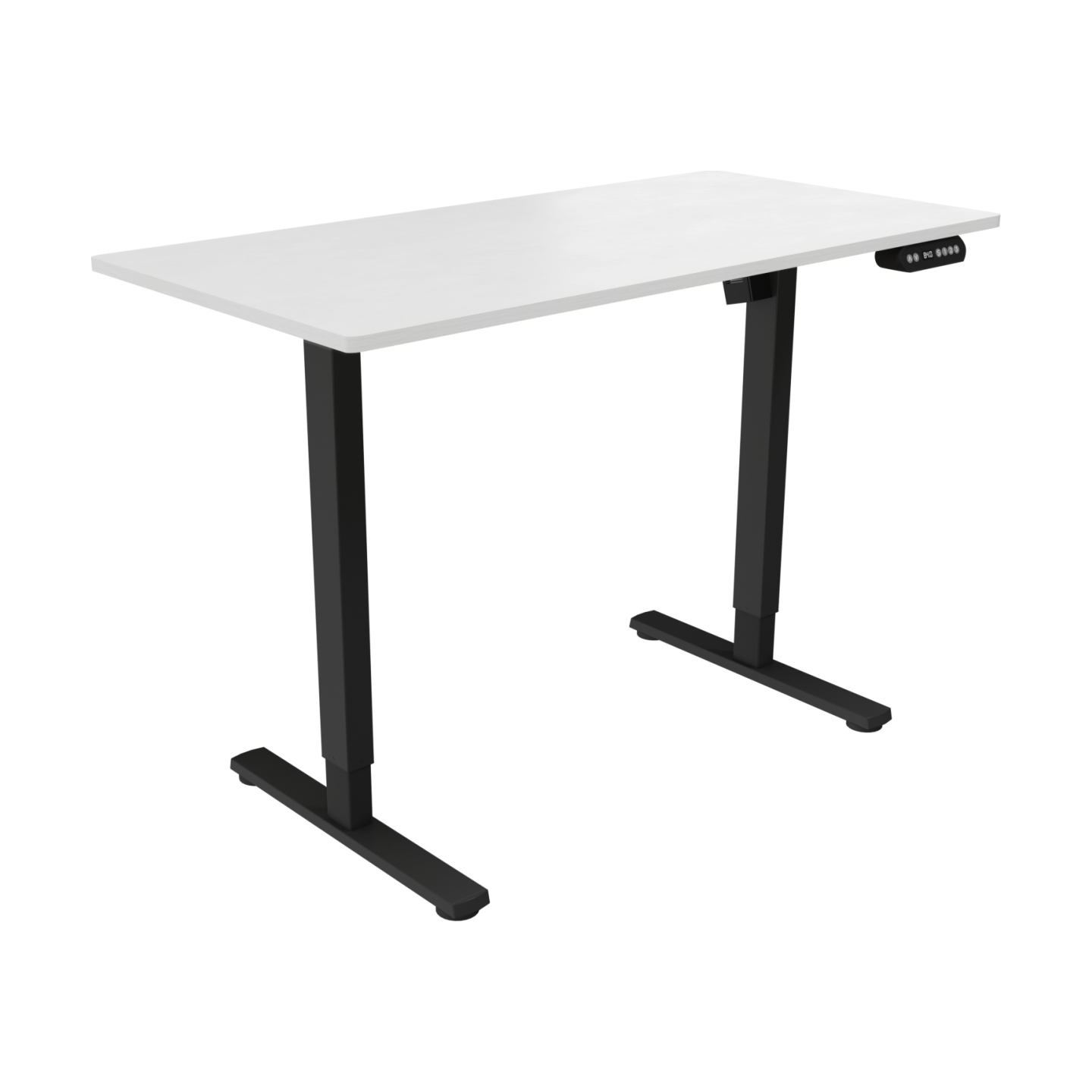 White Shark Gaming Desk Axiom-W Set of 2 pcs.(1/2 + 2/2) White-1 Motor