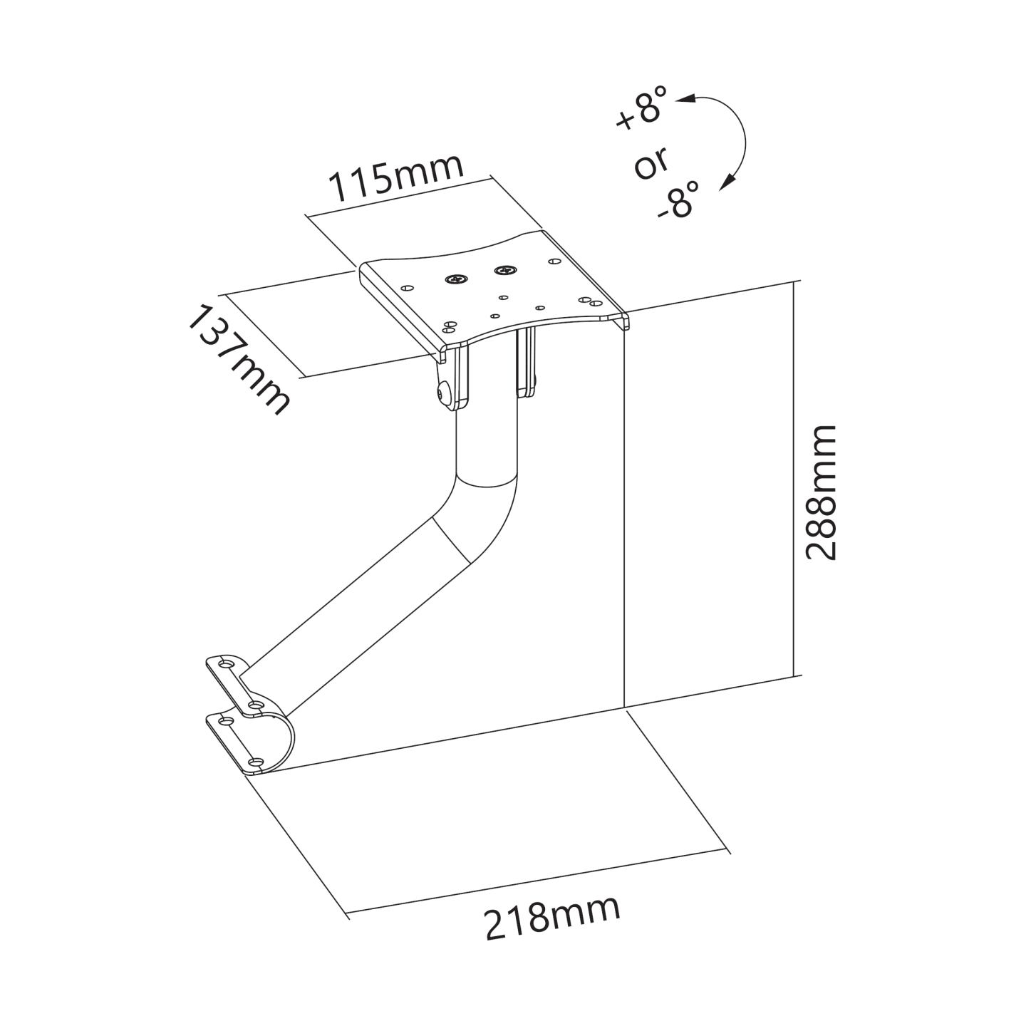 White Shark RSC-A01 Gear Shifter Mount for RSC-303