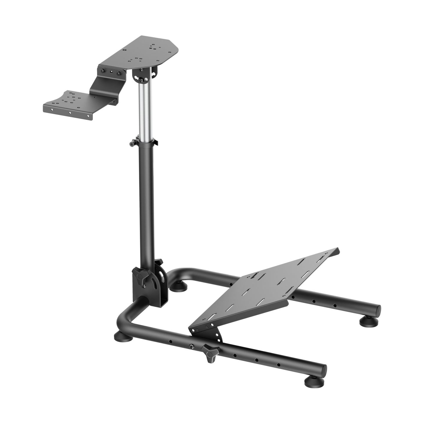 White Shark CONQUEROR-2 Foldable Racing Steering Wheel Stand With Gear Shifter Mount