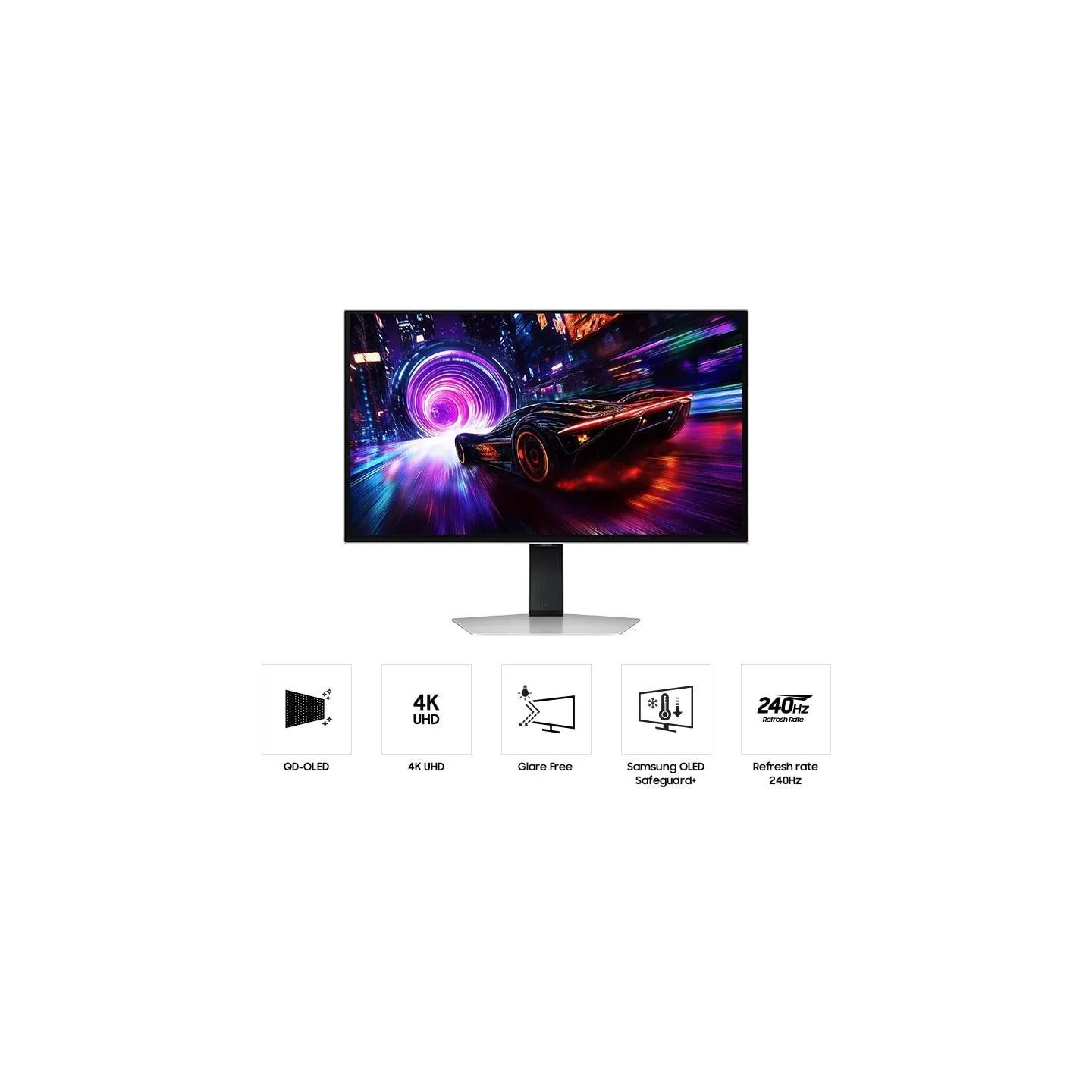 Samsung | LS32FG810SUXEN | 32 " | OLED | 4K | 16:9 | 240 Hz | 0.03 ms | 3840 x 2160 pixels | 260 cd/m² | HDMI ports quantity 2 |