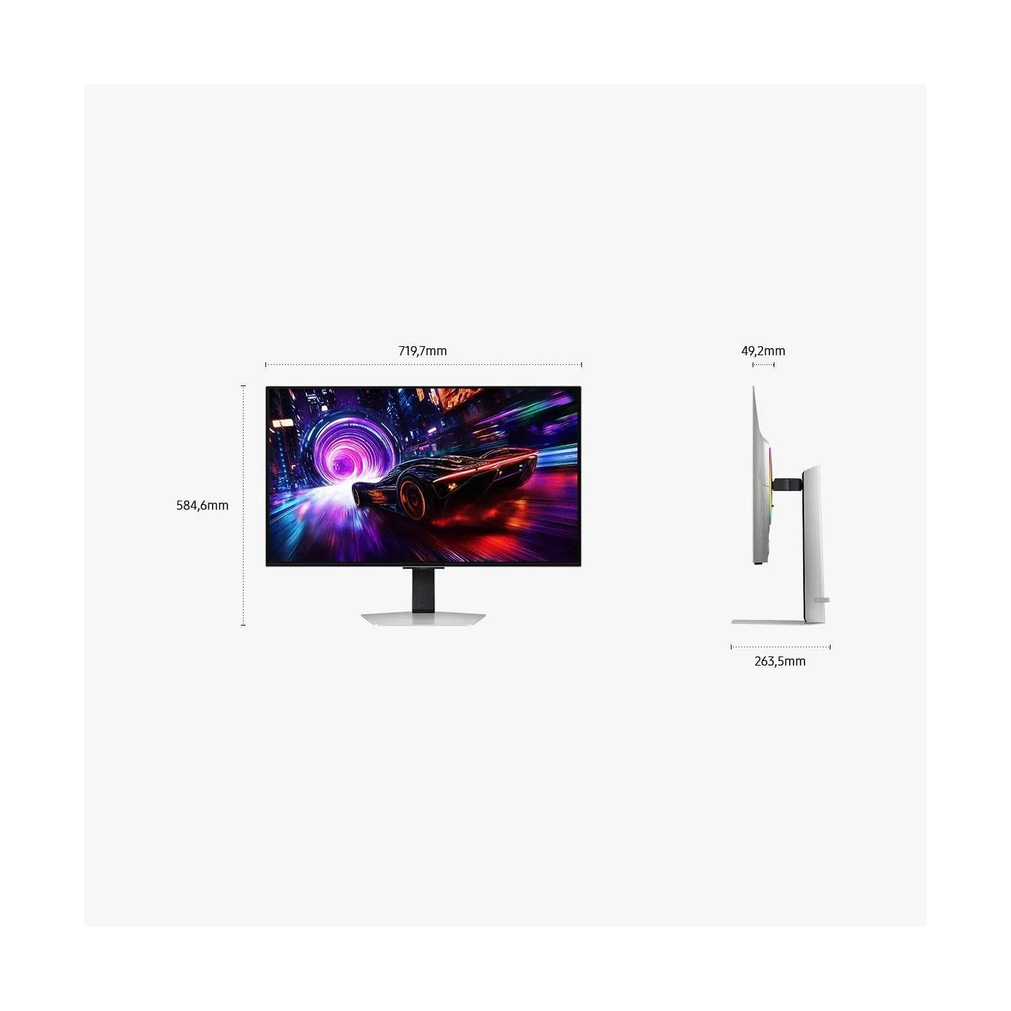 Samsung | LS32FG810SUXEN | 32 " | OLED | 4K | 16:9 | 240 Hz | 0.03 ms | 3840 x 2160 pixels | 260 cd/m² | HDMI ports quantity 2 |