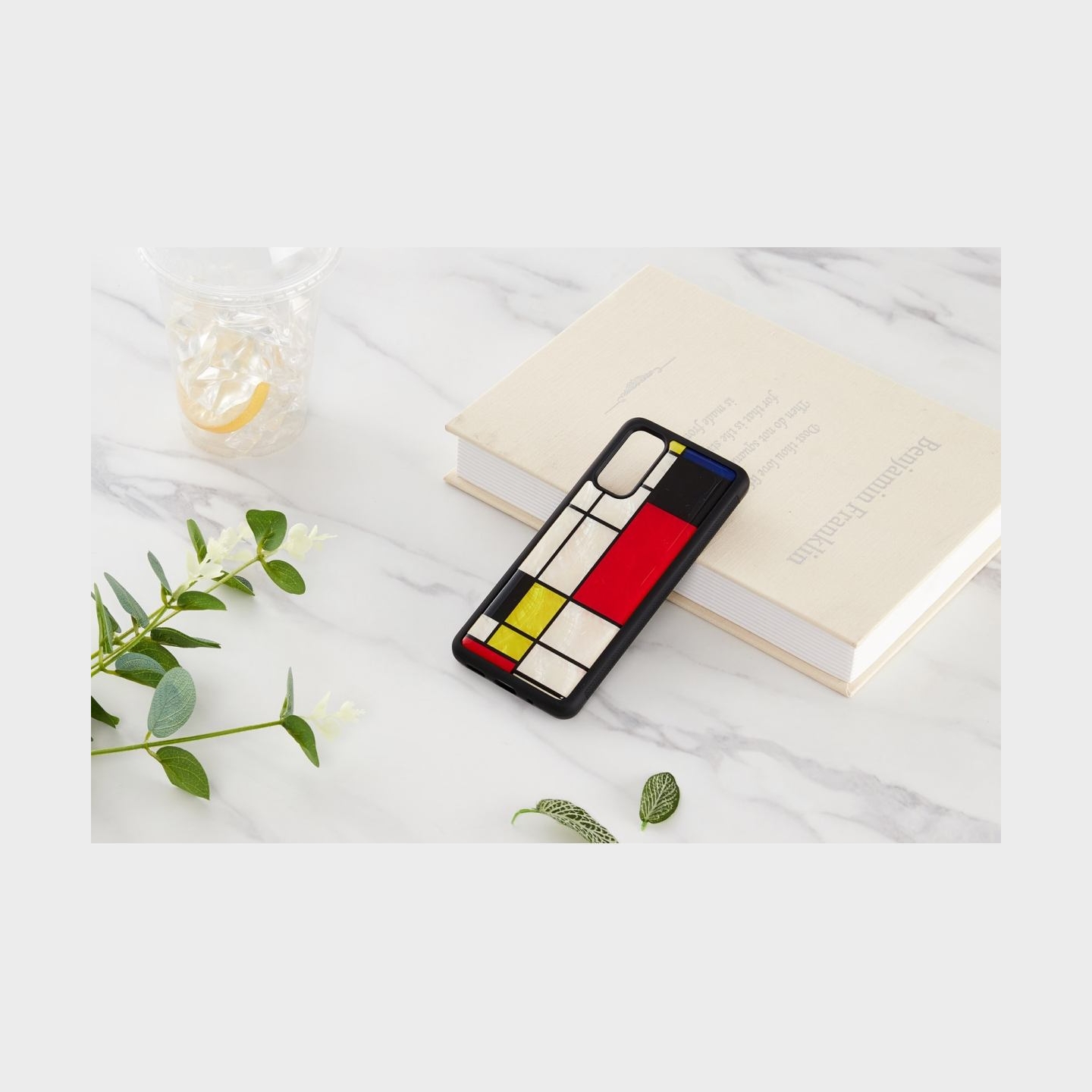 Ikins case for Samsung Galaxy S20 mondrian black