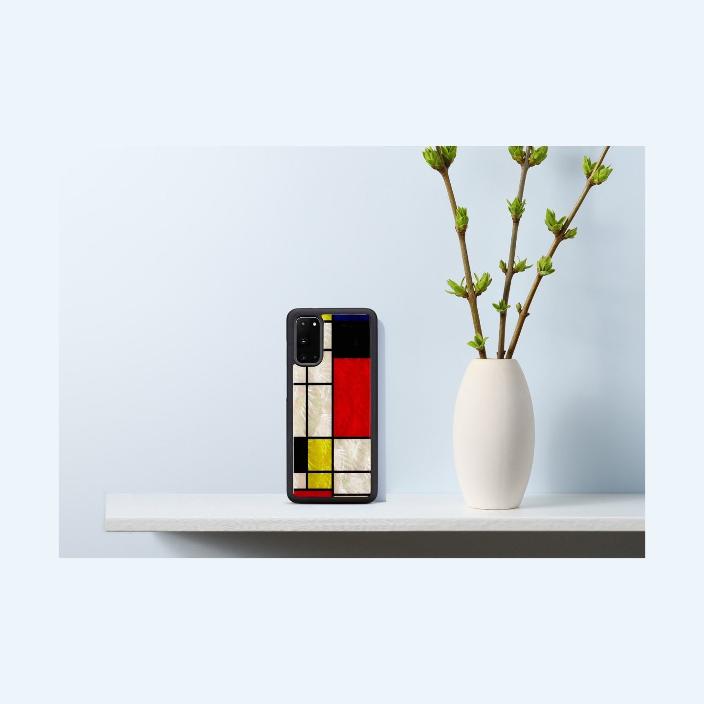 Ikins case for Samsung Galaxy S20 mondrian black
