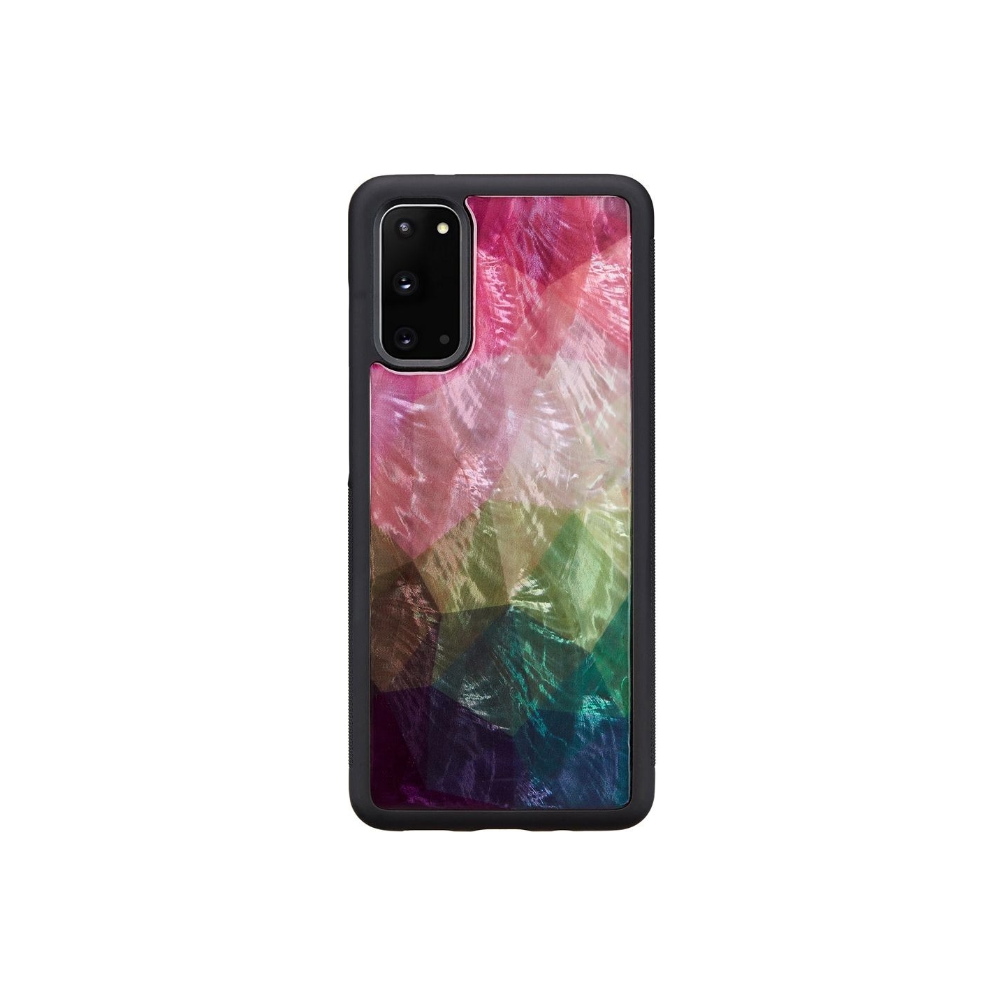 Ikins case for Samsung Galaxy S20 water flower black
