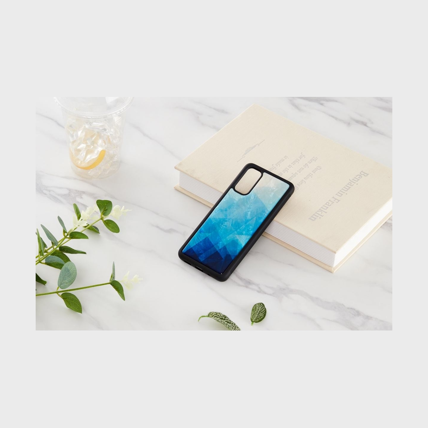 Ikins case for Samsung Galaxy S20 blue lake black