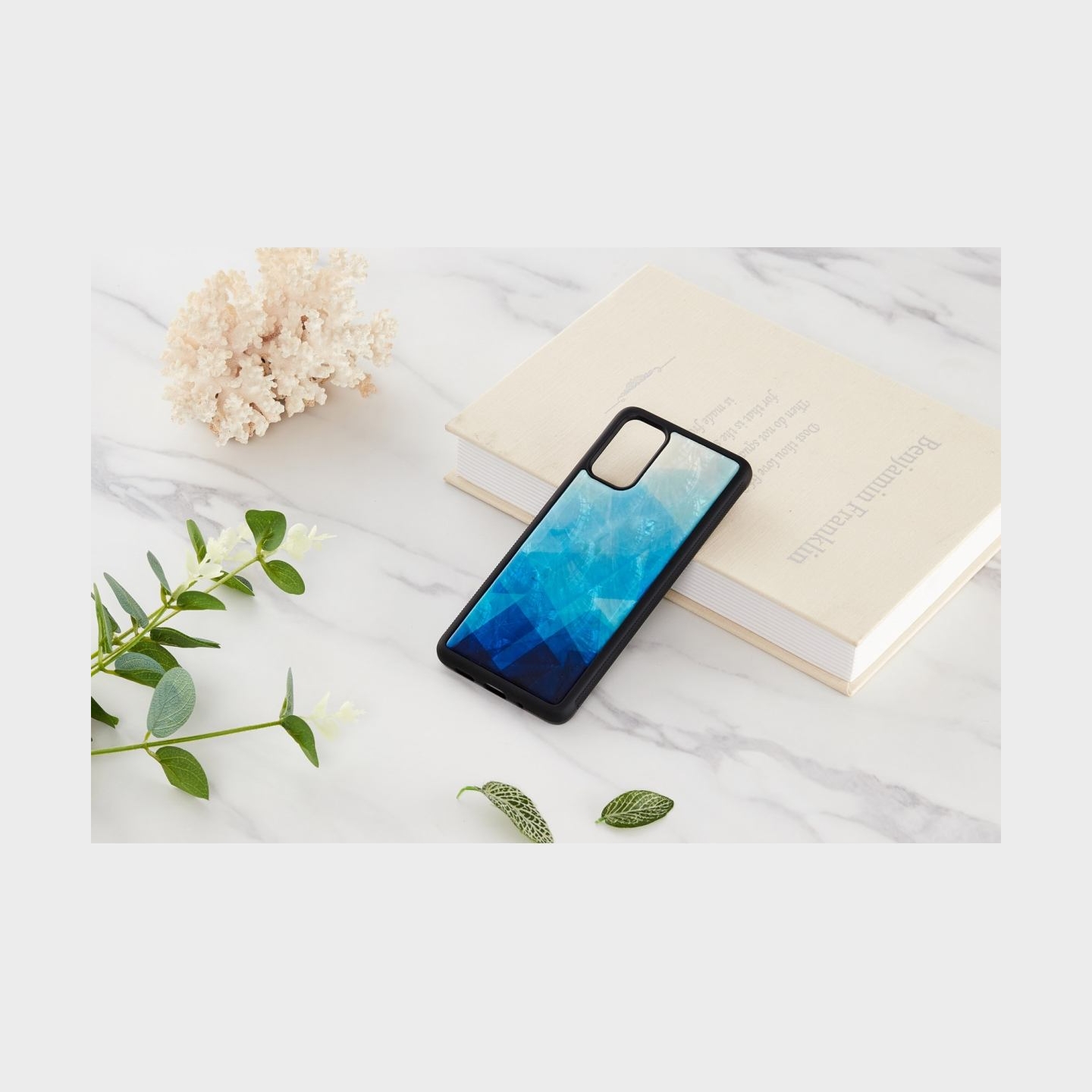 Ikins case for Samsung Galaxy S20+ blue lake black