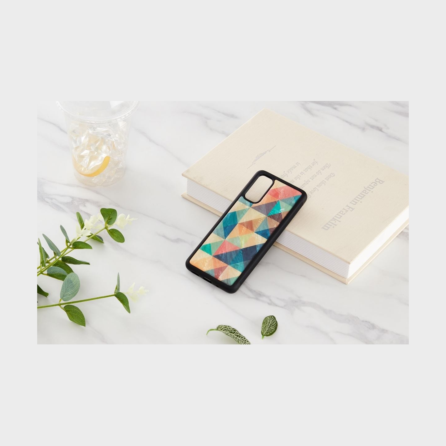 Ikins case for Samsung Galaxy S20 mosaic black