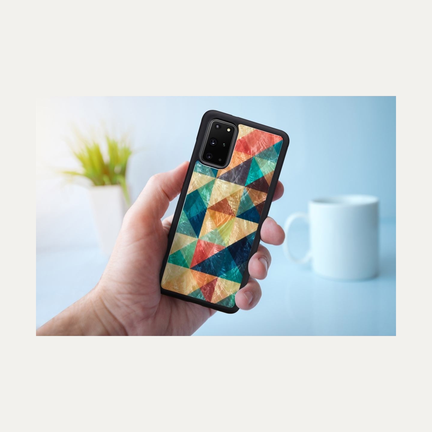 Ikins case for Samsung Galaxy S20+ mosaic black