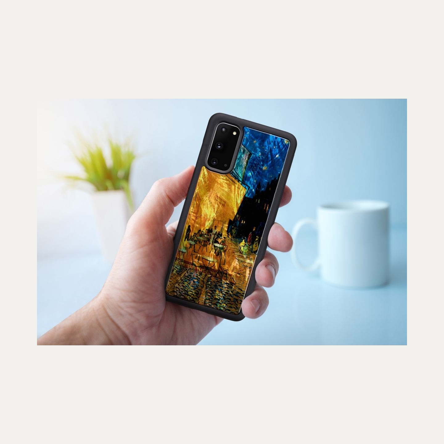 Ikins case for Samsung Galaxy S20 cafe terrace black