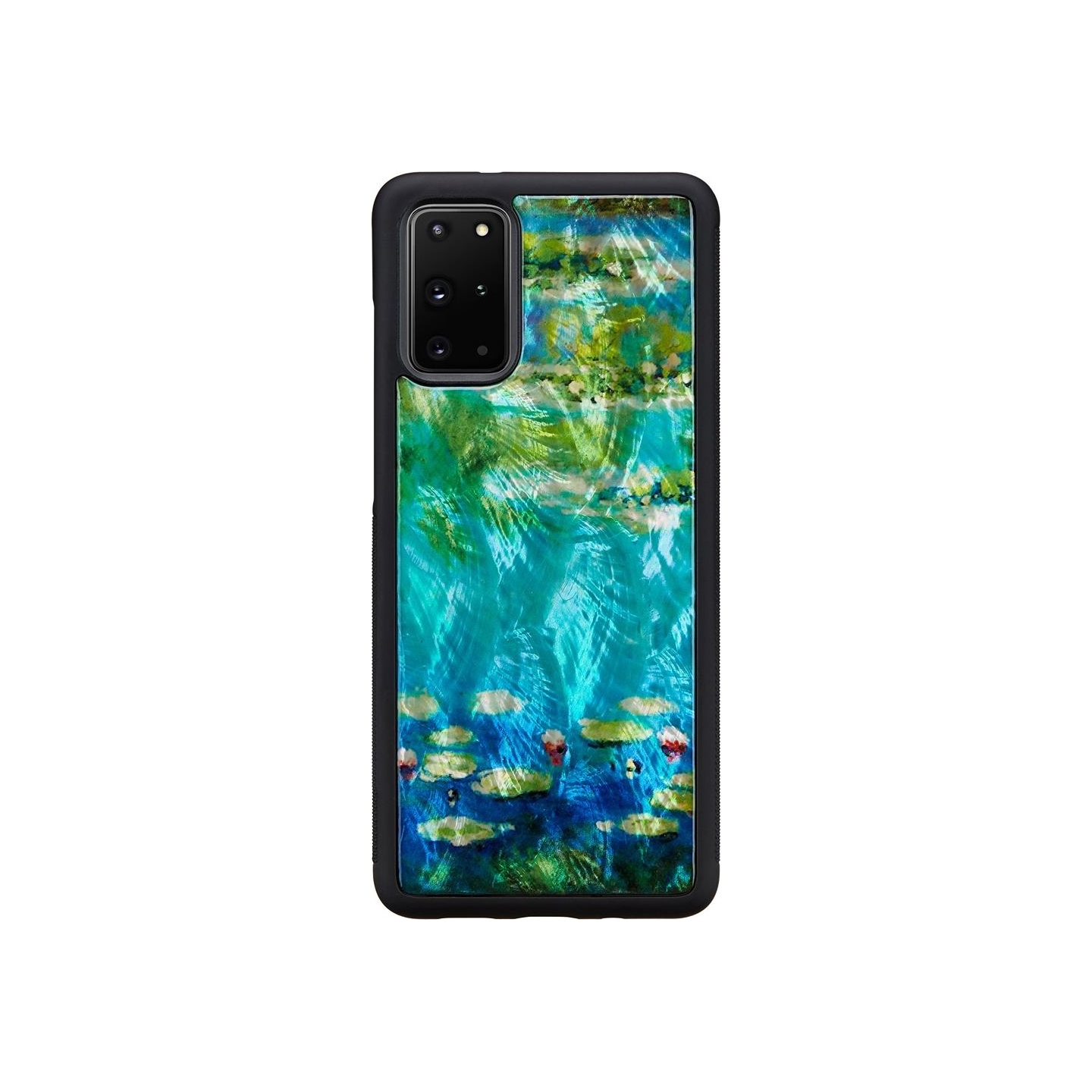 Ikins case for Samsung Galaxy S20+ water lilies black