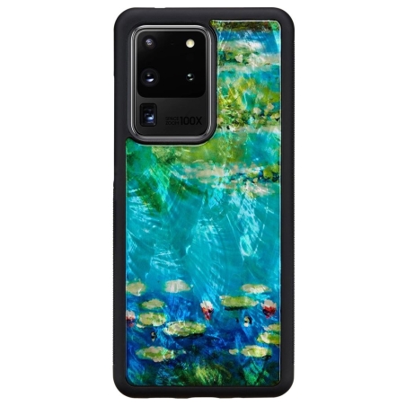 Ikins case for Samsung Galaxy S20 Ultra water lilies black