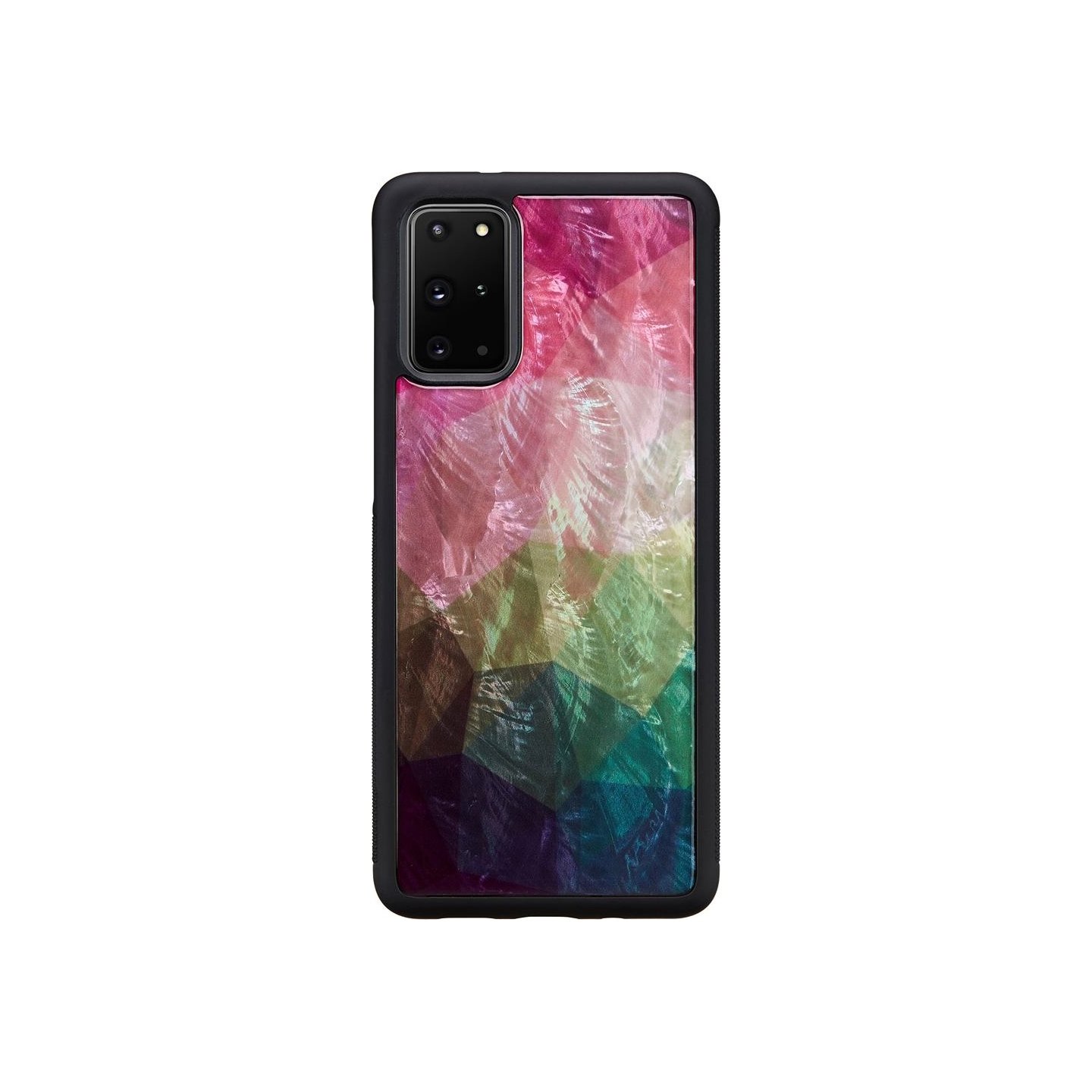 Ikins case for Samsung Galaxy S20+ water flower black