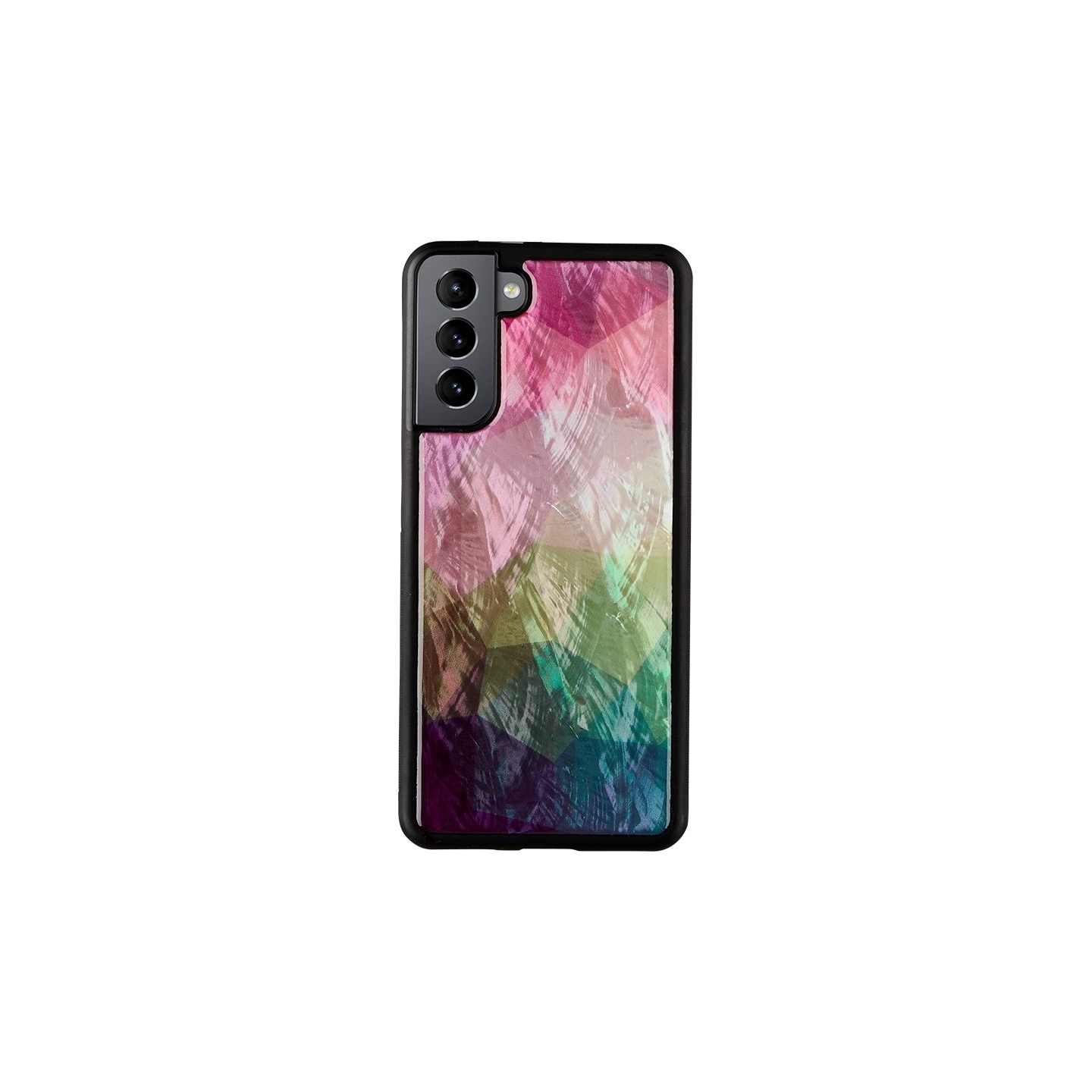 Ikins case for Samsung Galaxy S21+ water flower black