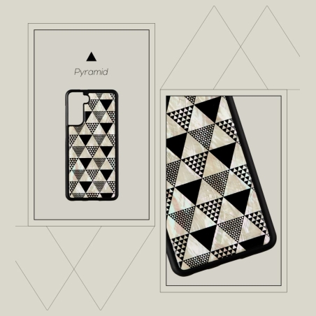 Ikins case for Samsung Galaxy S21+ pyramid black