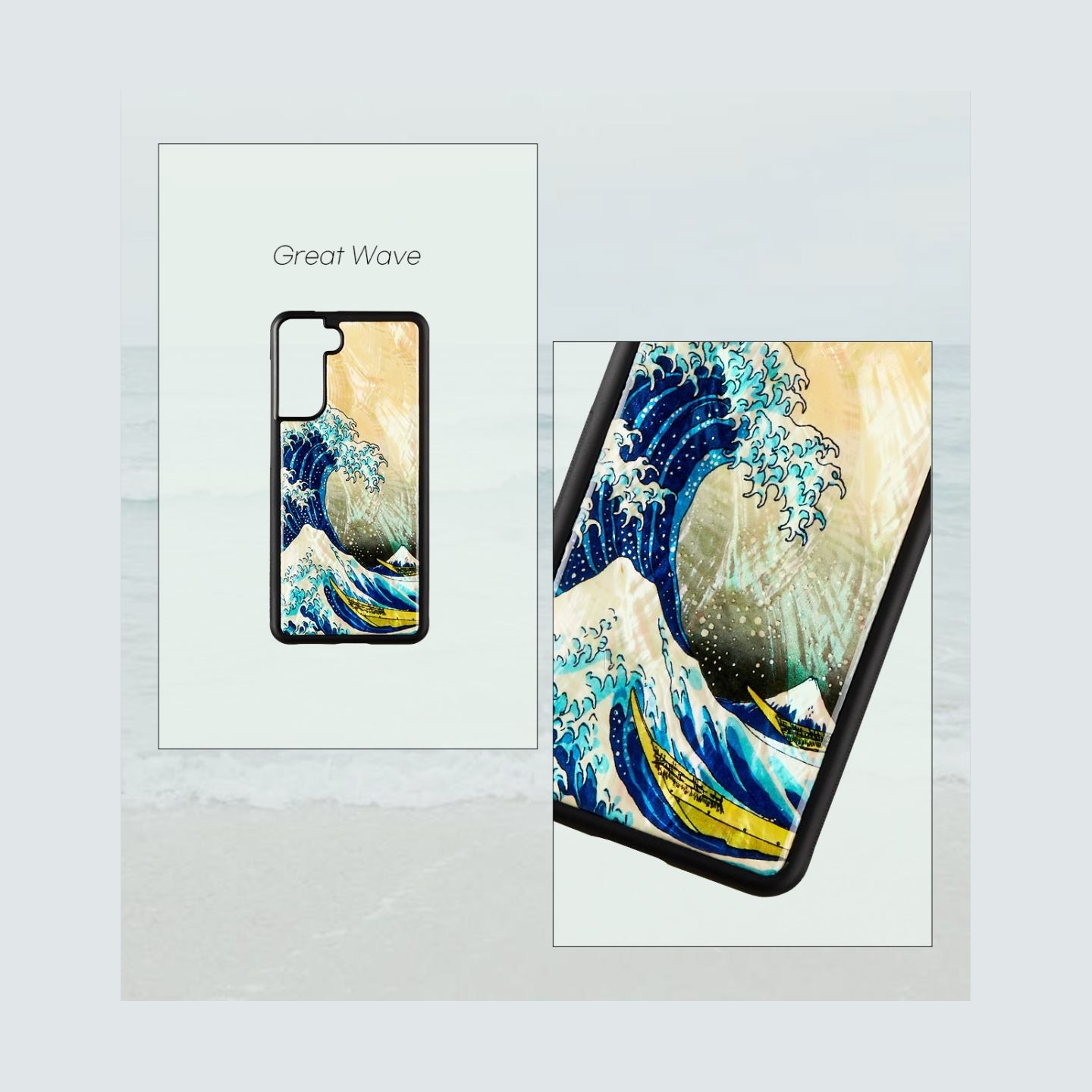 Ikins case for Samsung Galaxy S21+ great wave off