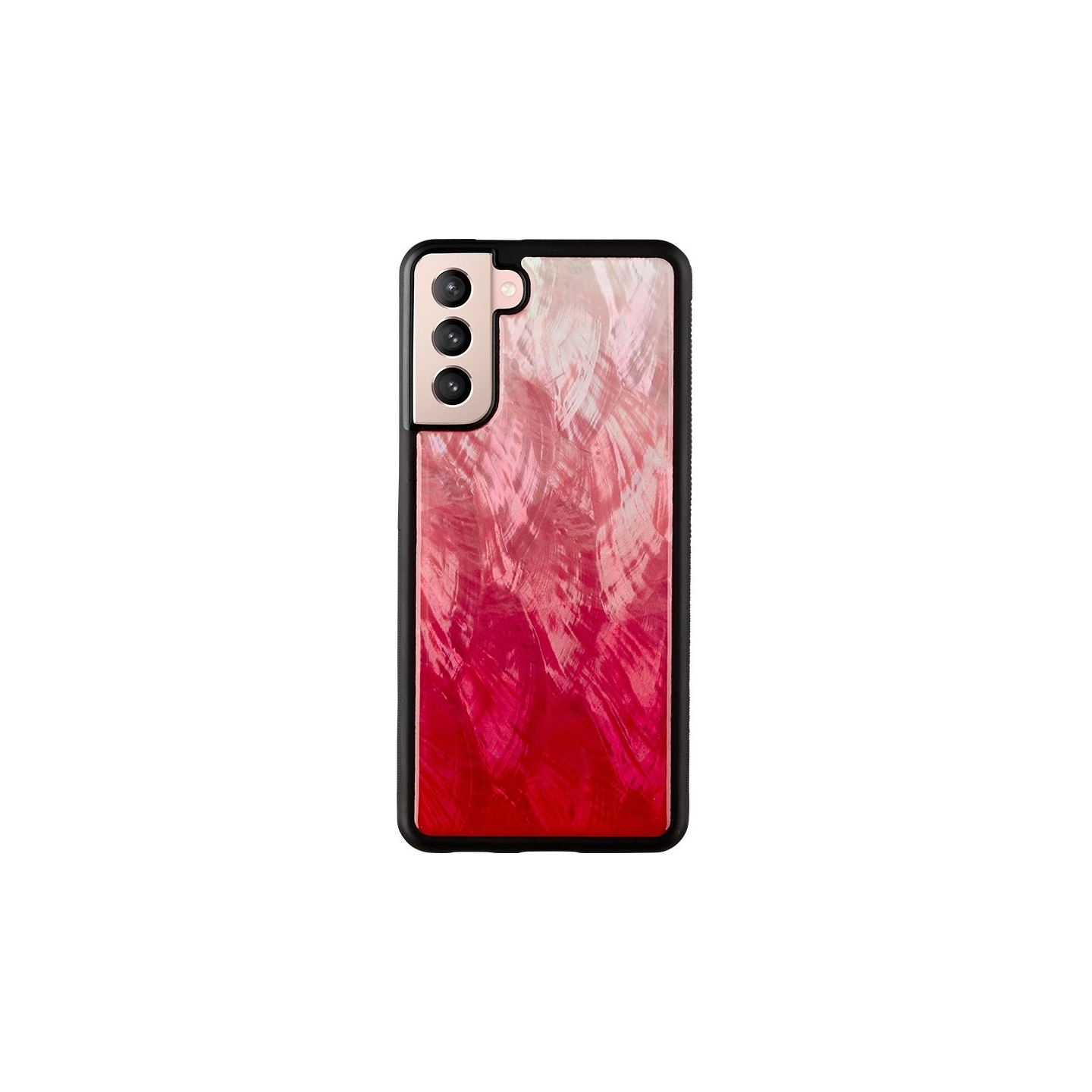 Ikins case for Samsung Galaxy S21+ pink lake black