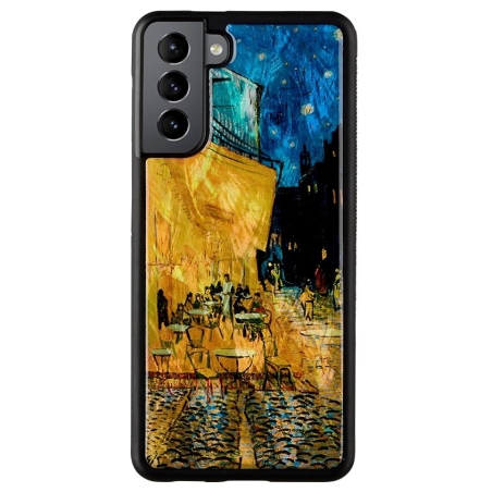 Ikins case for Samsung Galaxy S21+ cafe terrace black
