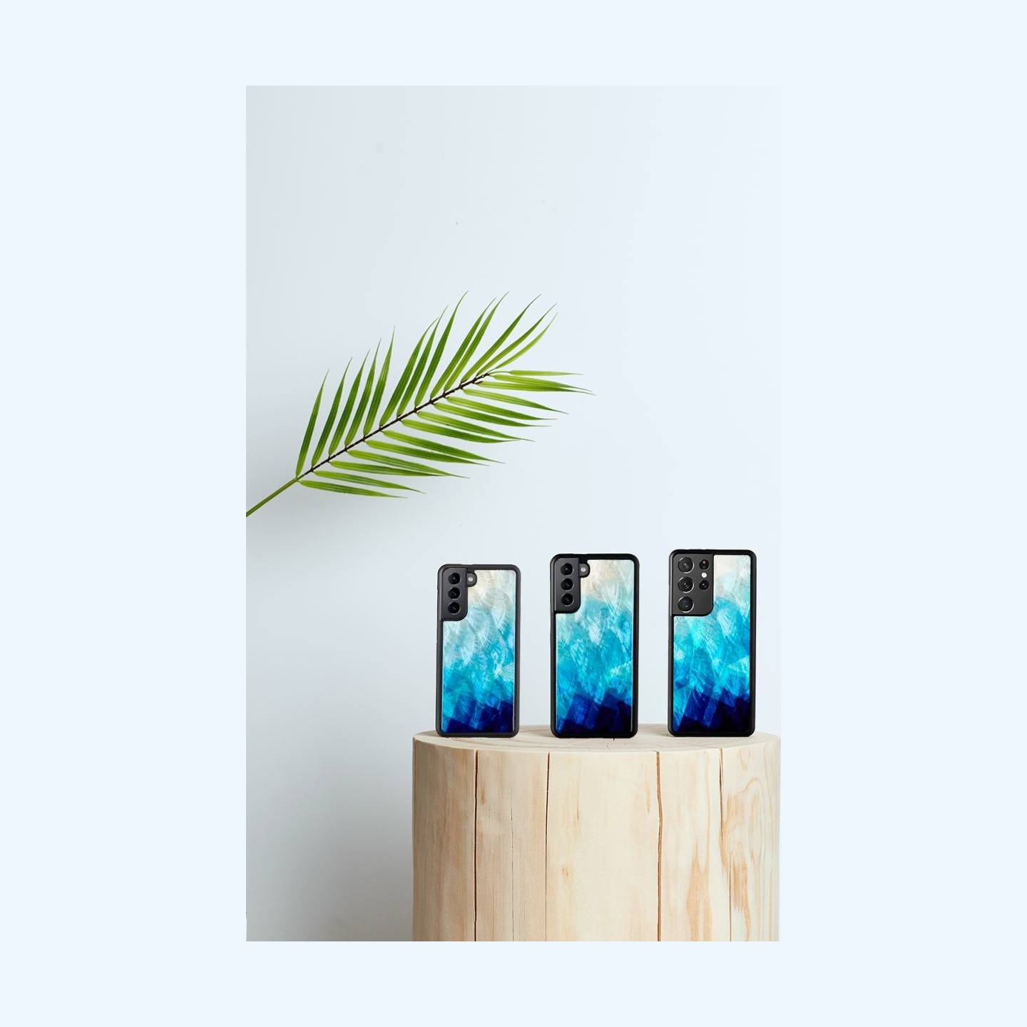 Ikins case for Samsung Galaxy S21+ blue lake black