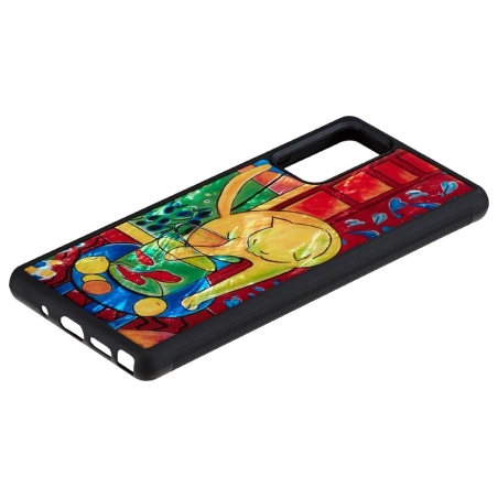 Ikins case for Samsung Galaxy Note 20 cat with red fish