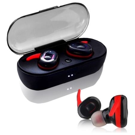 V.silencer Ture Wireless Earbuds Black/Red