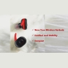 V.silencer Ture Wireless Earbuds Black/Red